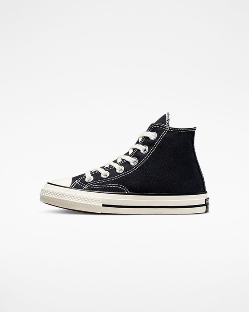 Tenisi Inalti Baieti Converse Chuck 70 Vintage Panza Negrii | RO C13DHU702